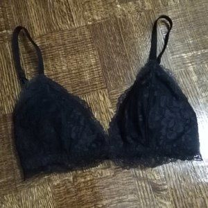 La Senza Navy Blue Lacy Bralette Bra